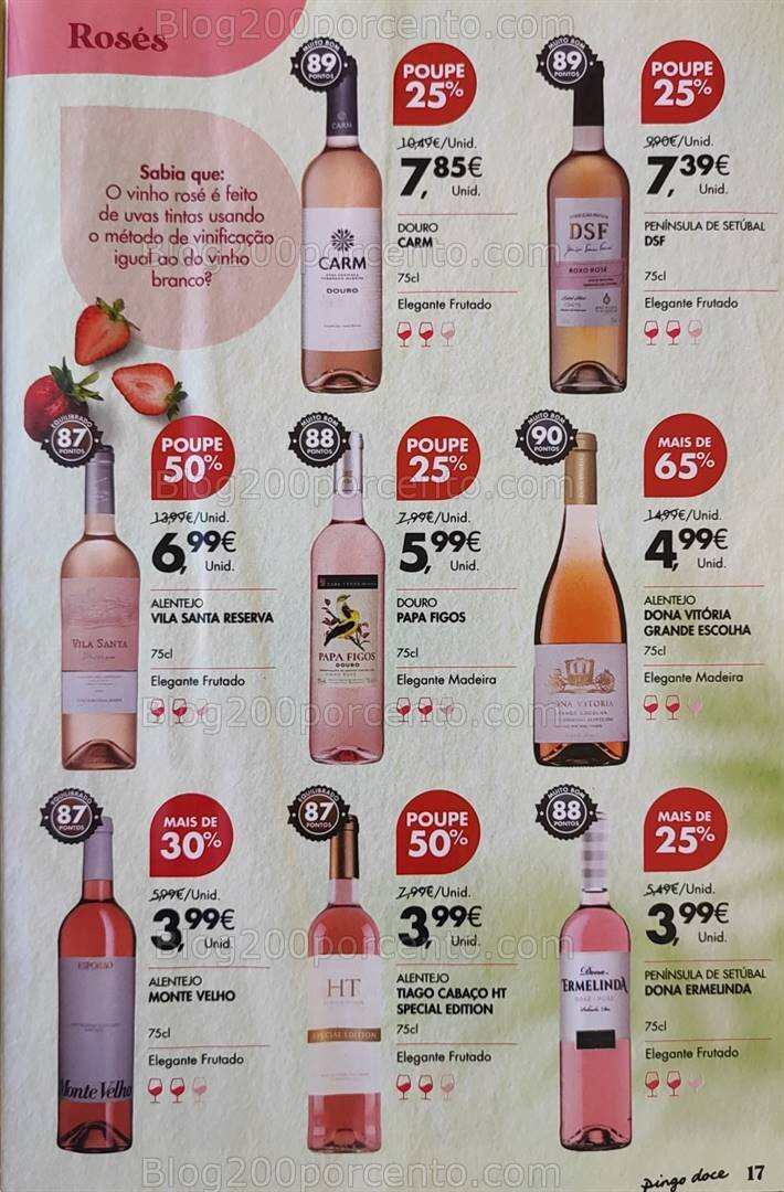 Antevisão Folheto PINGO DOCE Vinhos Promoções de 16 julho a 5 agosto