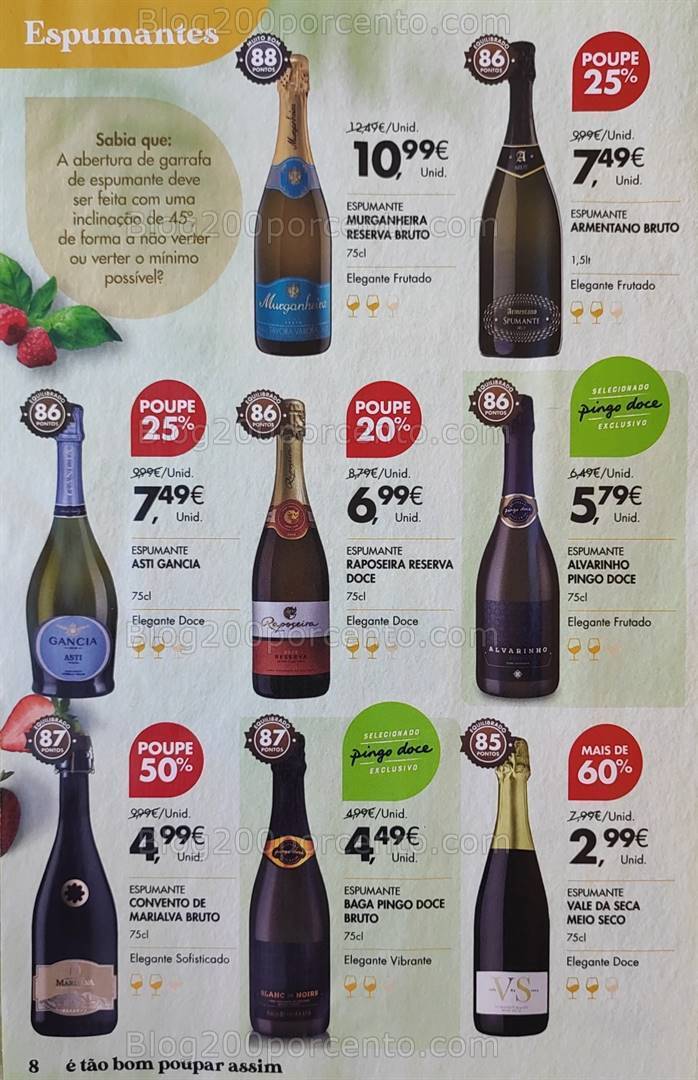 Antevisão Folheto PINGO DOCE Vinhos Promoções de 16 julho a 5 agosto