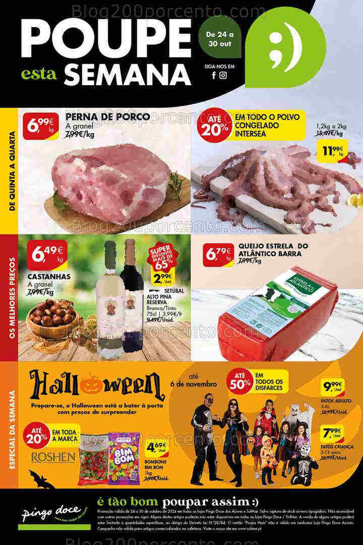 Antevisão Folheto PINGO DOCE Açores Promoções de 24 a 30 outubro