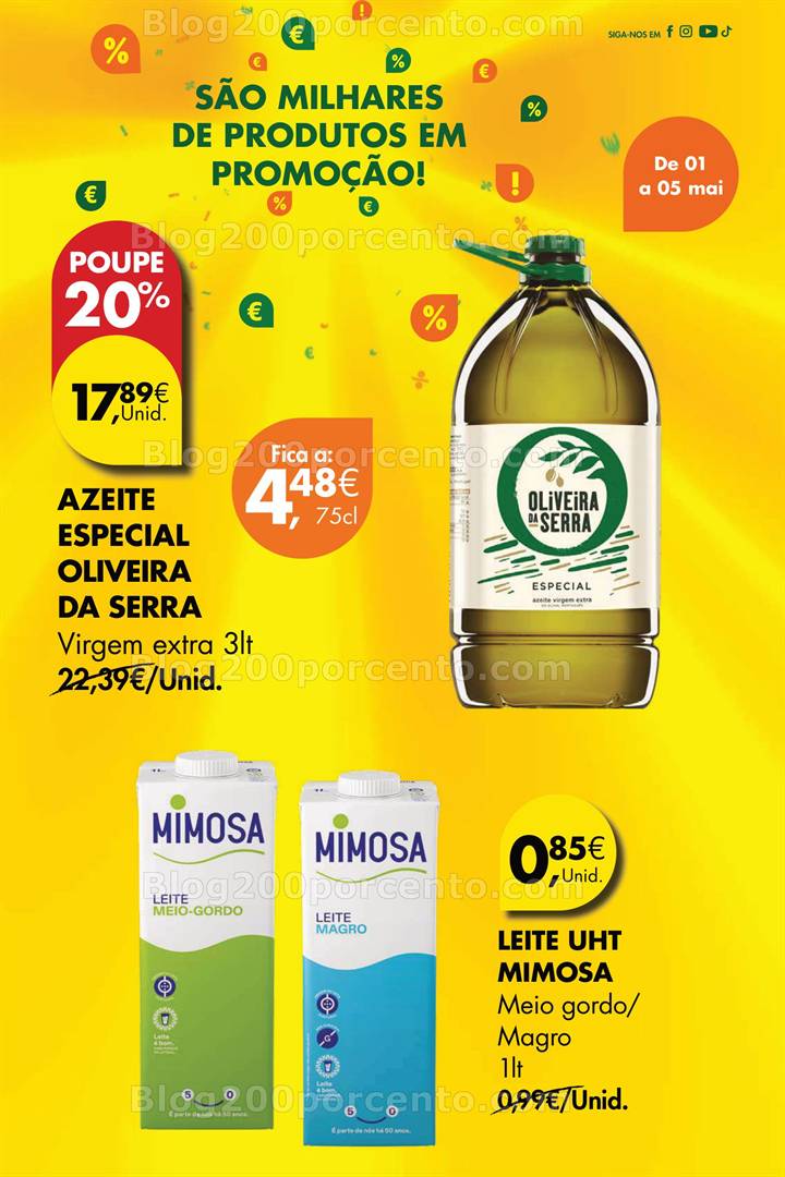 Antevisão Folheto PINGO DOCE Promoções Fim de Semana - 3 e 4 maio