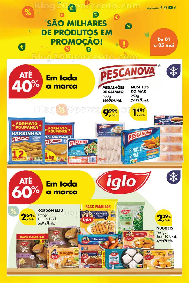 Antevisão Folheto PINGO DOCE Promoções Fim de Semana - 3 e 4 maio
