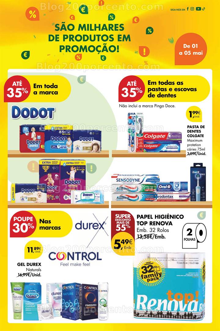 Antevisão Folheto PINGO DOCE Promoções Fim de Semana - 3 e 4 maio
