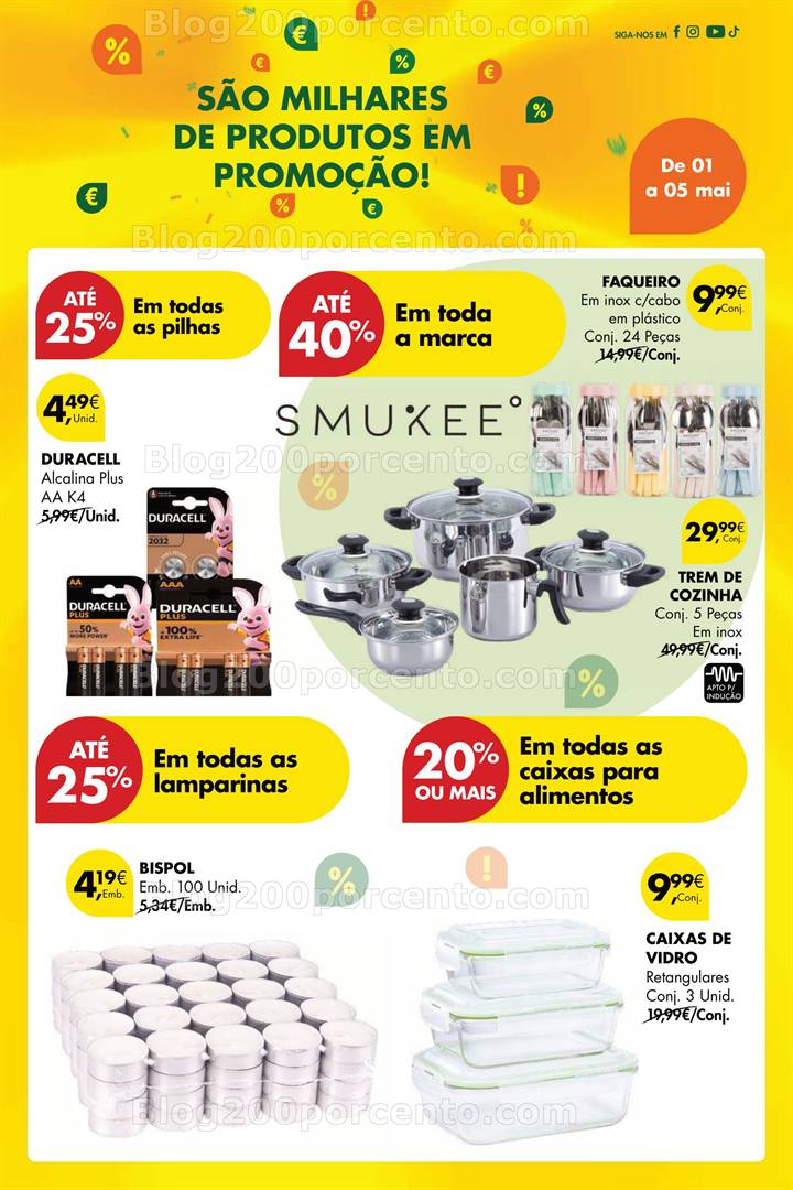 Antevisão Folheto PINGO DOCE Promoções Fim de Semana - 3 e 4 maio