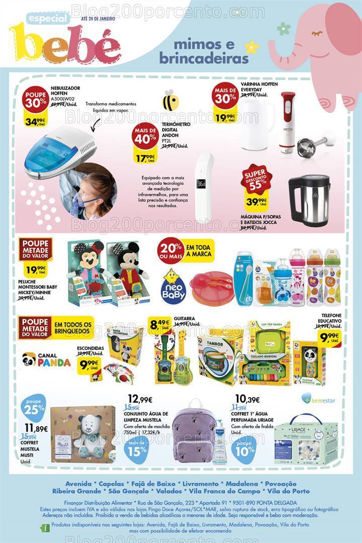 Antevisão Folheto PINGO DOCE Açores Promoções de 5 a 10 janeiro