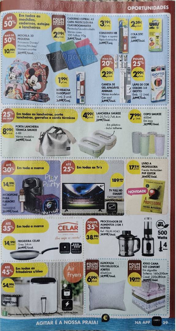 Antevisão Folheto PINGO DOCE Bazar Promoções de 3 a 9 setembro