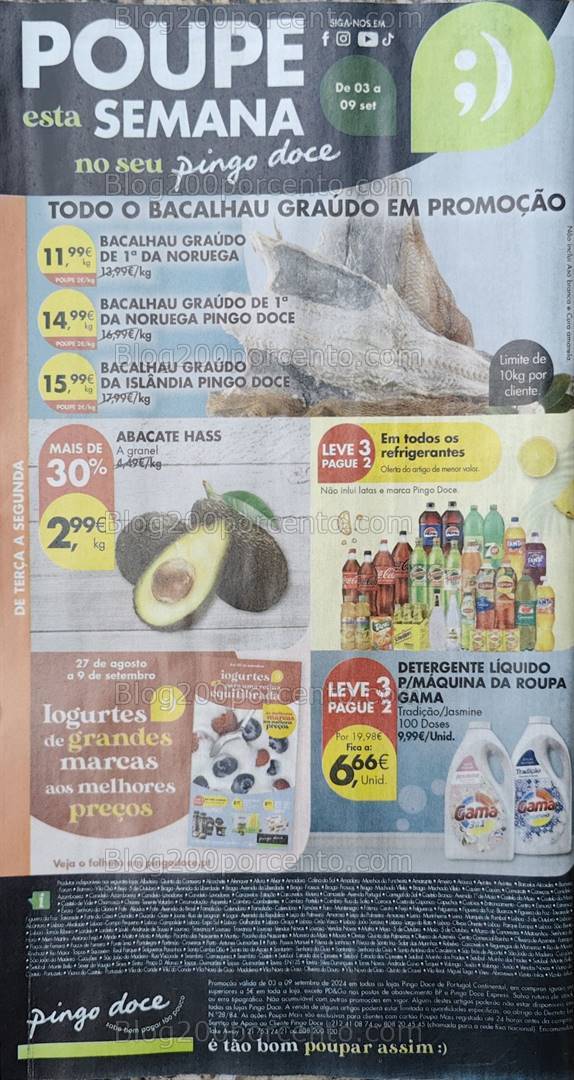 Antevisão Folheto PINGO DOCE Super Promoções de 3 a 9 setembro