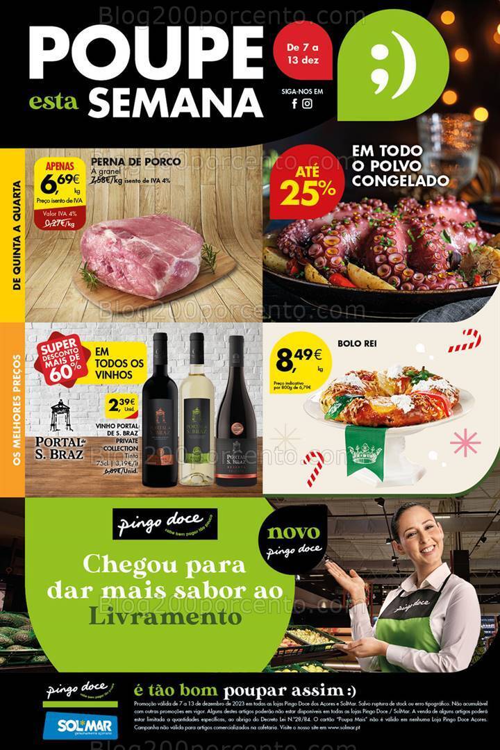 Antevisão Folheto PINGO DOCE Açores Promoções de 7 a 13 dezembro