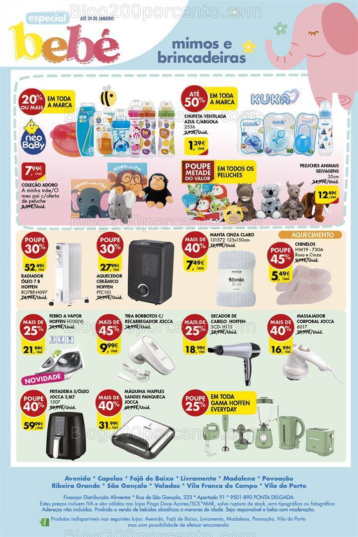 Antevisão Folheto PINGO DOCE Açores Promoções de 11 a 17 janeiro