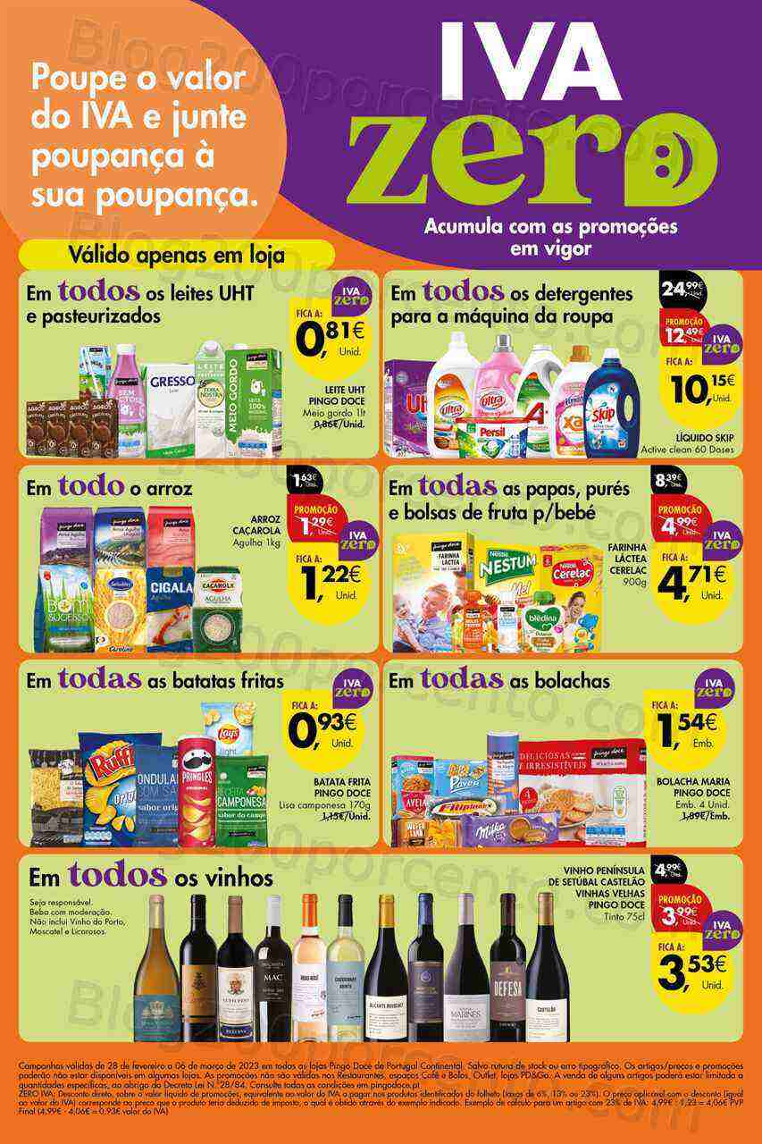 Antevisão Folheto PINGO DOCE Promoções Fim de Semana - 3 a 5 março