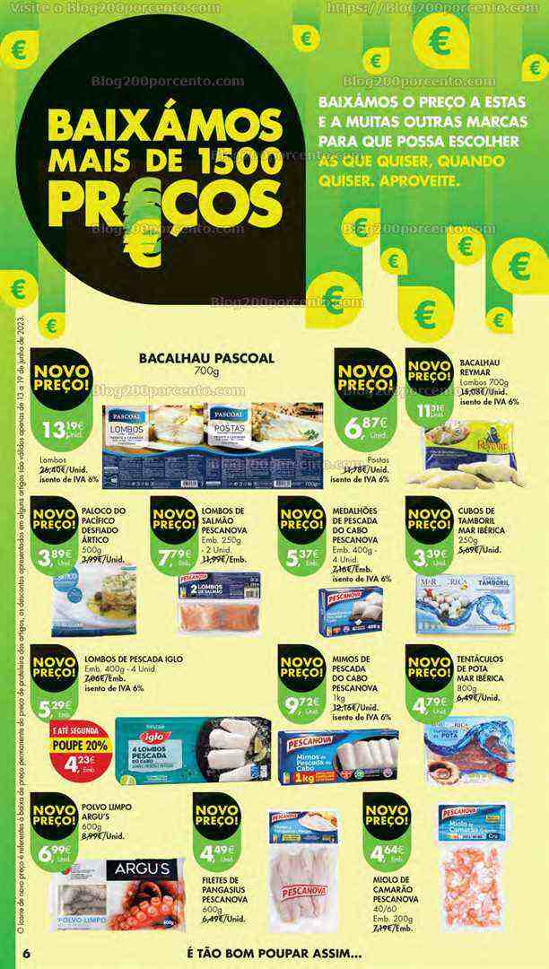 Antevisão Folheto PINGO DOCE Lojas Grandes Promoções de 13 a 19 junho