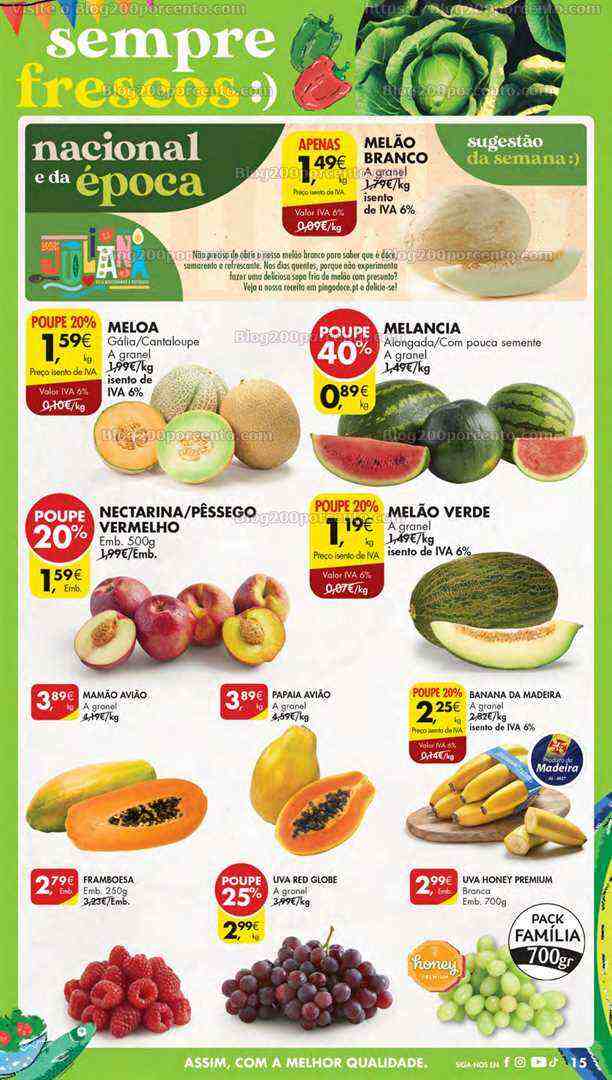 Antevisão Folheto PINGO DOCE Lojas Grandes Promoções de 13 a 19 junho