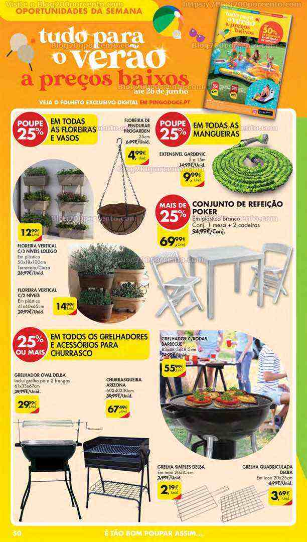 Antevisão Folheto PINGO DOCE Bazar Grandes Promoções de 13 a 19 junho