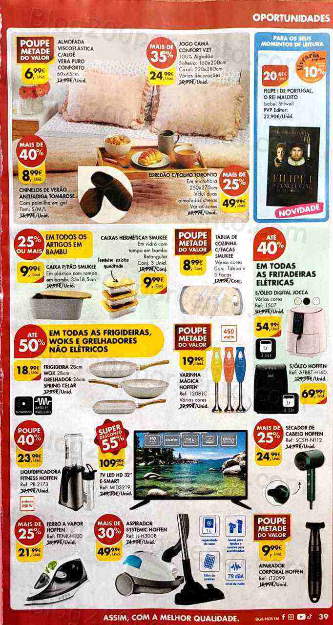 Antevisão Folheto PINGO DOCE Bazar Promoções de 11 a 17 abril