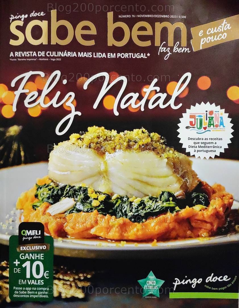 Antevisão Revista PINGO DOCE Sabe Bem Natal e os seus vales de desconto!