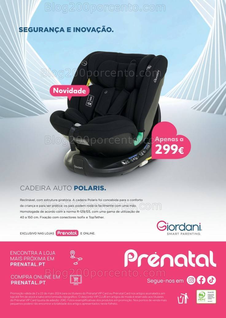 Antevisão Folheto PRÉNATAL Promoções de 2 a 22 maio