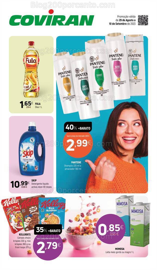 Antevisão Folheto COVIRAN Promoções de 29 agosto a 10 setembro