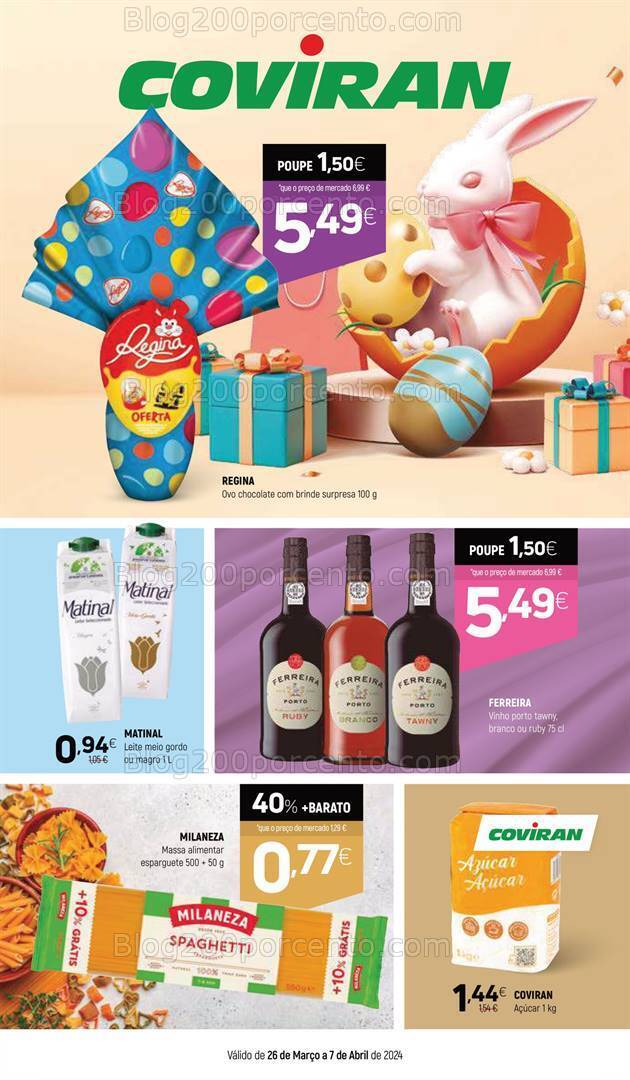 Antevisão Folheto COVIRAN Promoções de 26 março a 7 abril
