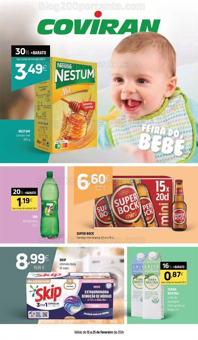 Antevisão Folheto COVIRAN Promoções de 13 a 25 fevereiro