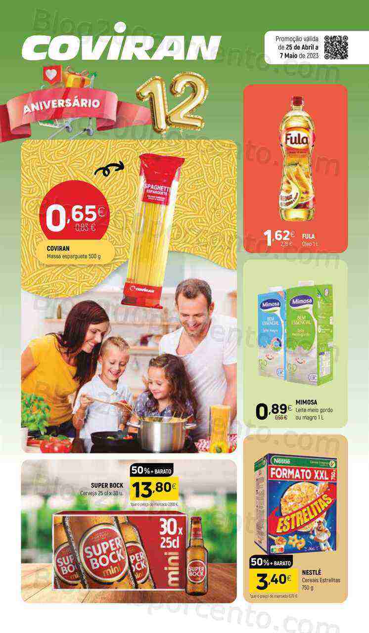 Antevisão Folheto COVIRAN Promoções de 25 abril a 7 maio