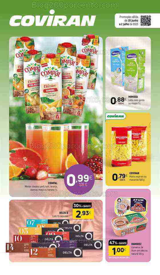 Antevisão Folheto COVIRAN Promoções de 27 agosto a 8 setembro