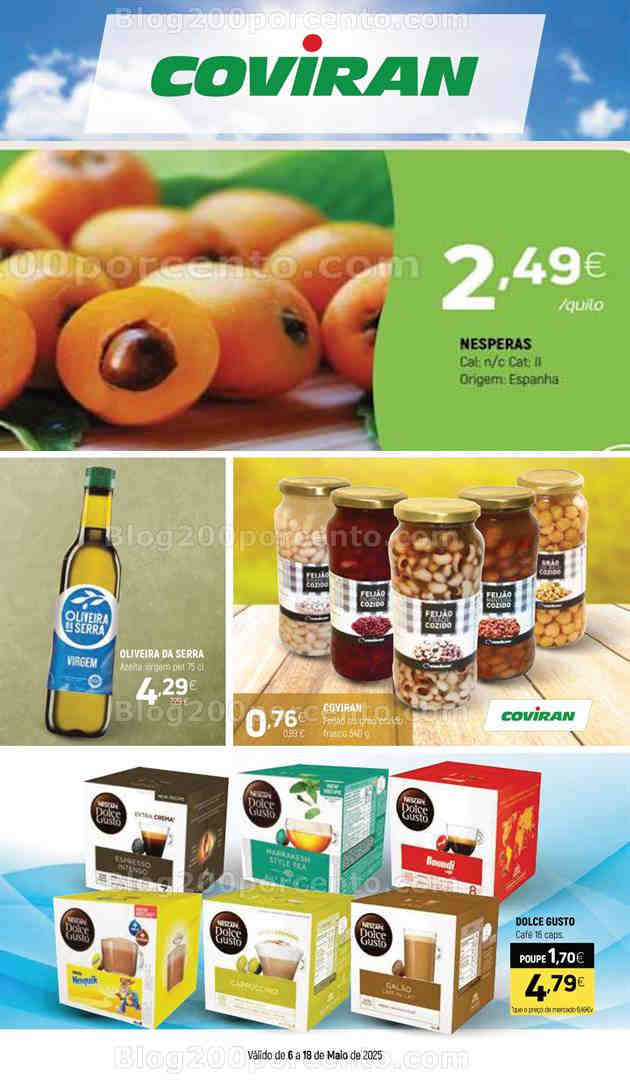 Antevisão Folheto COVIRAN Promoções de 6 a 18 maio