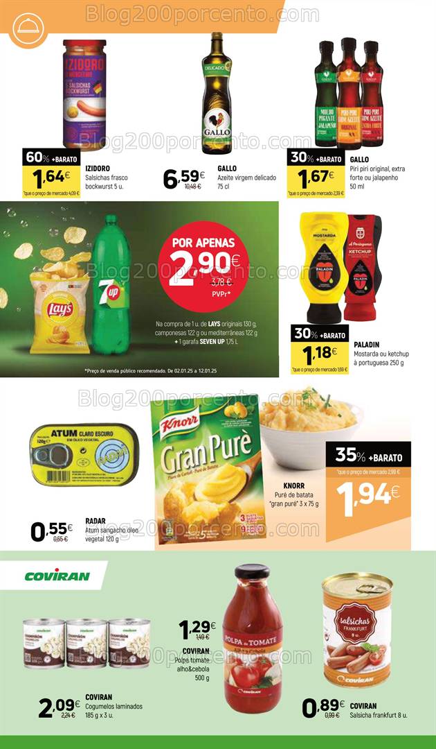 Antevisão Folheto COVIRAN Promoções até 12 janeiro