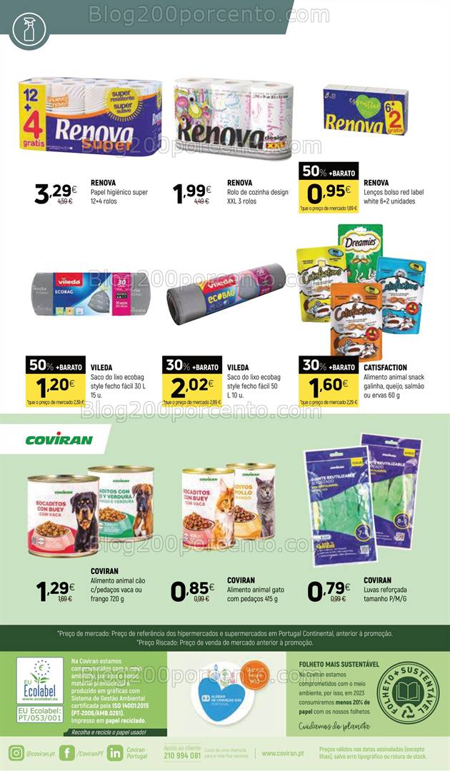 Antevisão Folheto COVIRAN Promoções de 11 a 23 fevereiro
