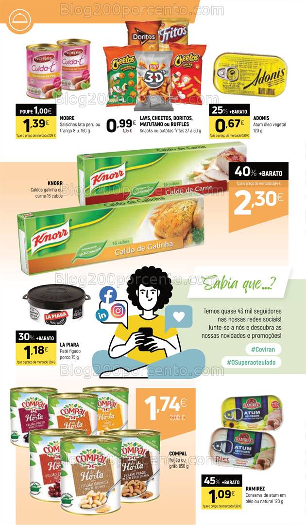 Antevisão Folheto COVIRAN Promoções de 25 março a 6 abril