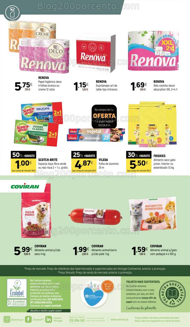 Antevisão Folheto COVIRAN Promoções de 25 março a 6 abril