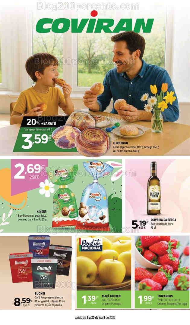 Antevisão Folheto COVIRAN Páscoa Promoções de 8 a 20 abril
