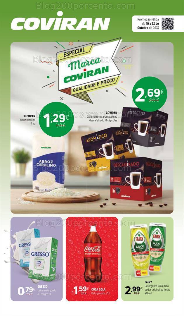 Antevisão Folheto COVIRAN Promoções de 10 a 22 outubro