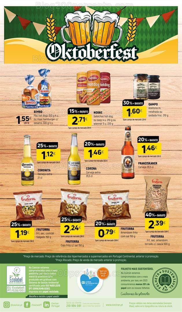 Antevisão Folheto COVIRAN Promoções de 10 a 22 outubro