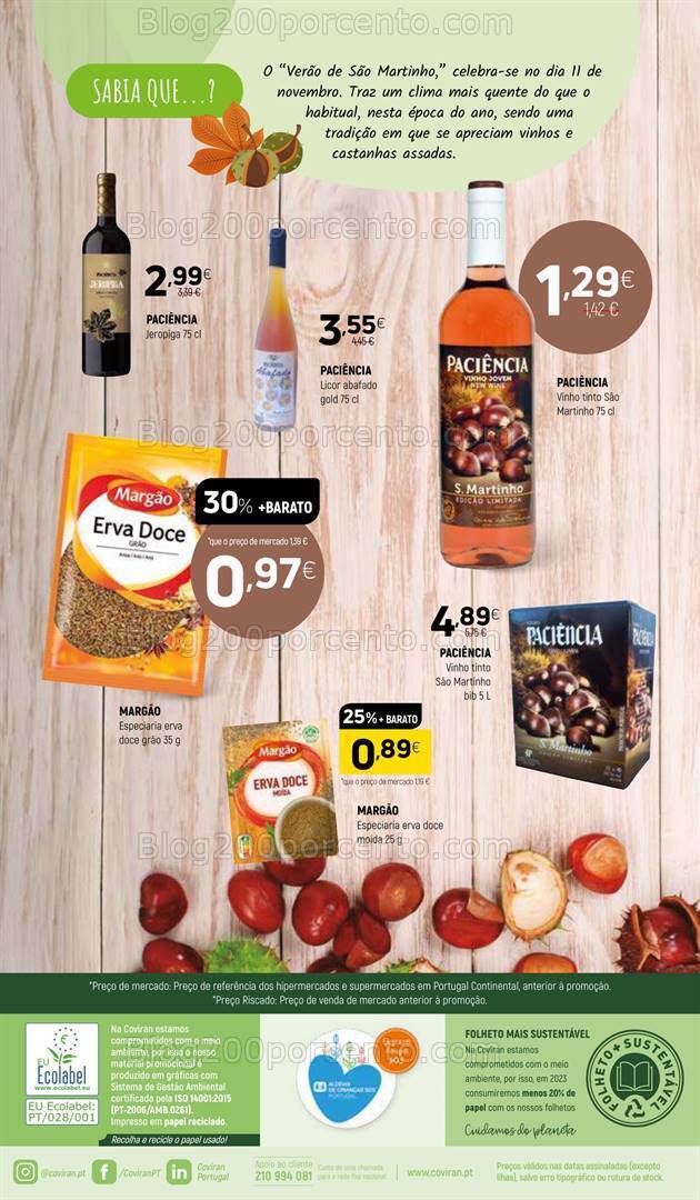 Antevisão Folheto COVIRAN Promoções de 7 a 19 novembro