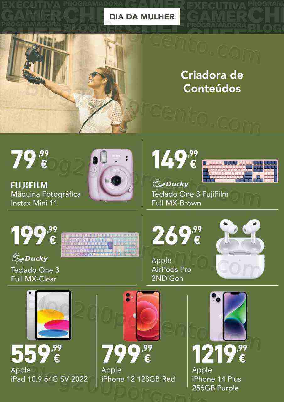 Antevisão Folheto RADIO POPULAR Especial Dia da Mulher Promoções até 8 março