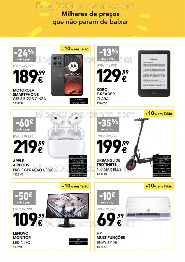 Antevisão Folheto RADIO POPULAR Promoções Fim de Semana - 12 e 13 abril