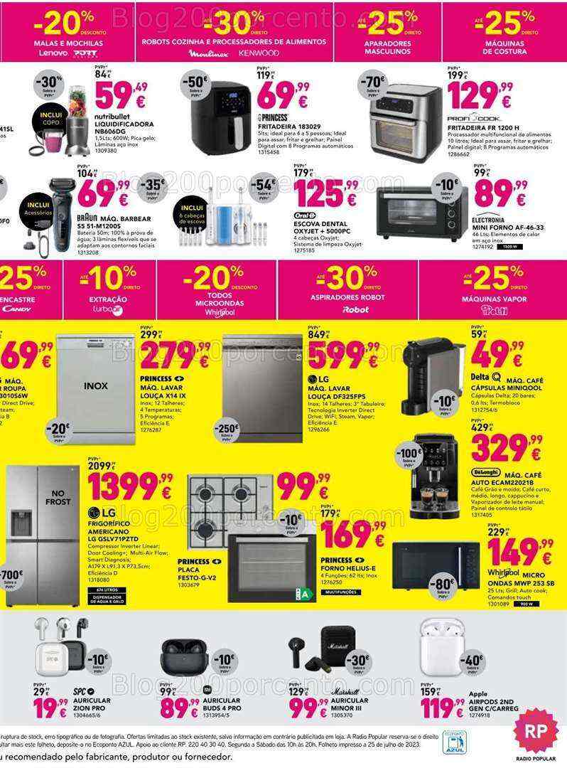 Antevisão Folheto RADIO POPULAR Promoções de 3 a 9 agosto