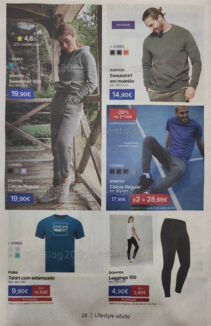 Antevisão Folheto DECATHLON Regresso ao Desporto - Baixa de Preços + Promoções até 6 outubro
