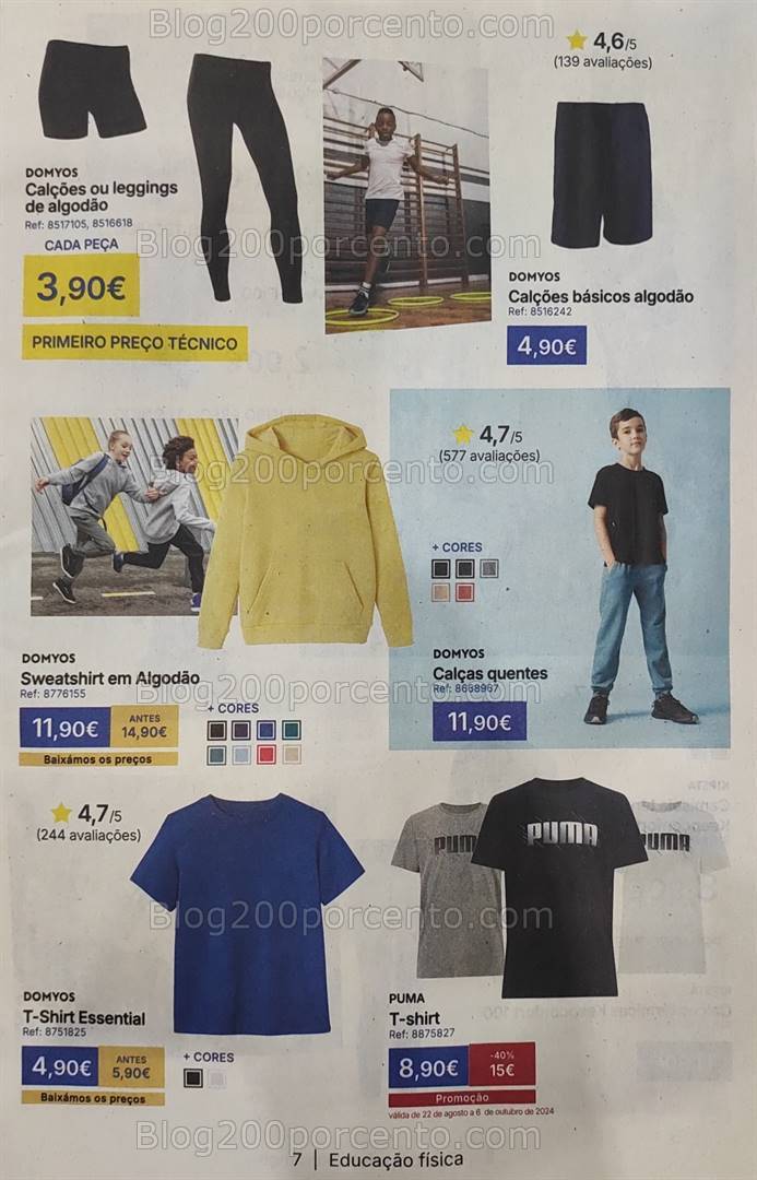 Antevisão Folheto DECATHLON Regresso ao Desporto - Baixa de Preços + Promoções até 6 outubro