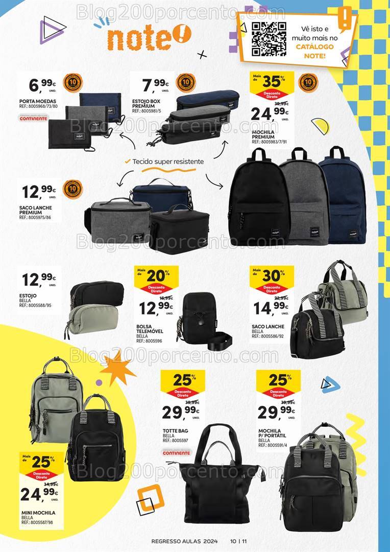 Antevisão Folheto CONTINENTE Regresso às Aulas - 13 agosto a 1 setembro