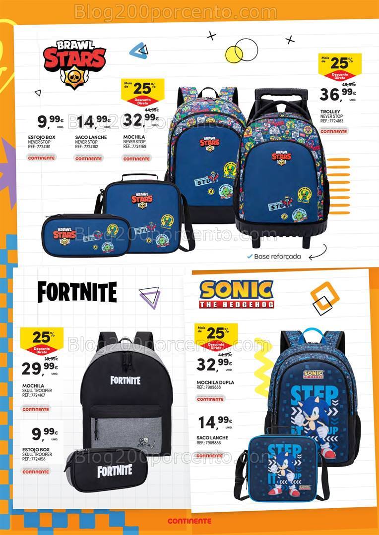 Antevisão Folheto CONTINENTE Regresso às Aulas - 13 agosto a 1 setembro