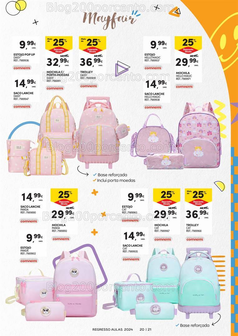 Antevisão Folheto CONTINENTE Regresso às Aulas - 13 agosto a 1 setembro