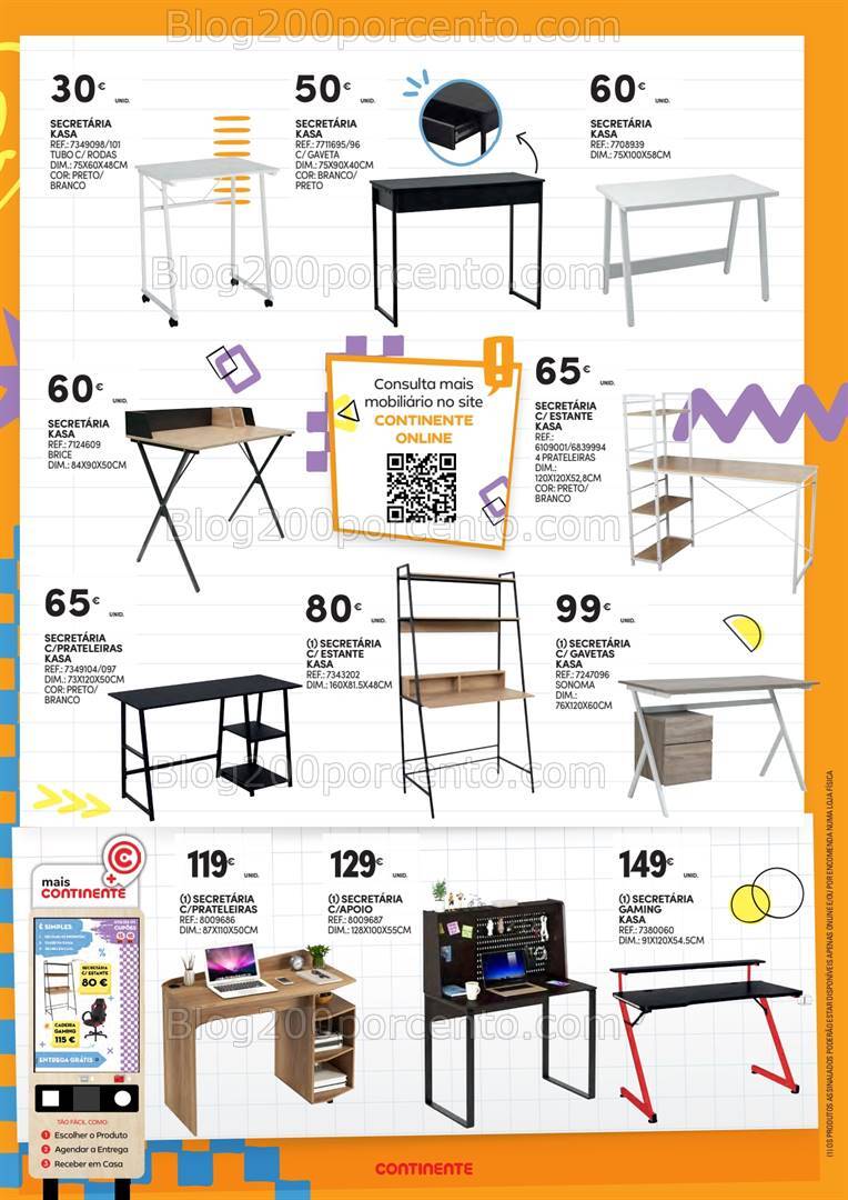 Antevisão Folheto CONTINENTE Regresso às Aulas - 13 agosto a 1 setembro