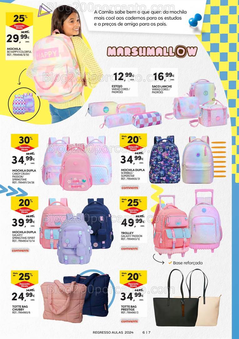 Antevisão Folheto CONTINENTE Regresso às Aulas - 13 agosto a 1 setembro