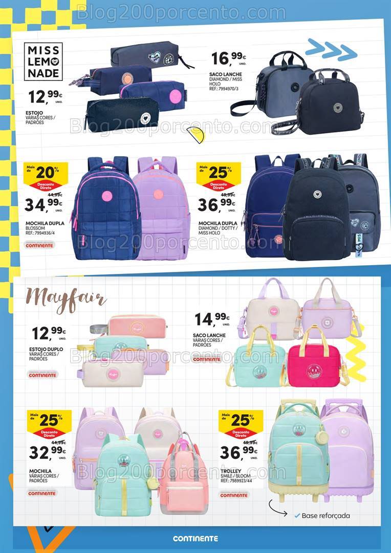 Antevisão Folheto CONTINENTE Regresso às Aulas - 13 agosto a 1 setembro