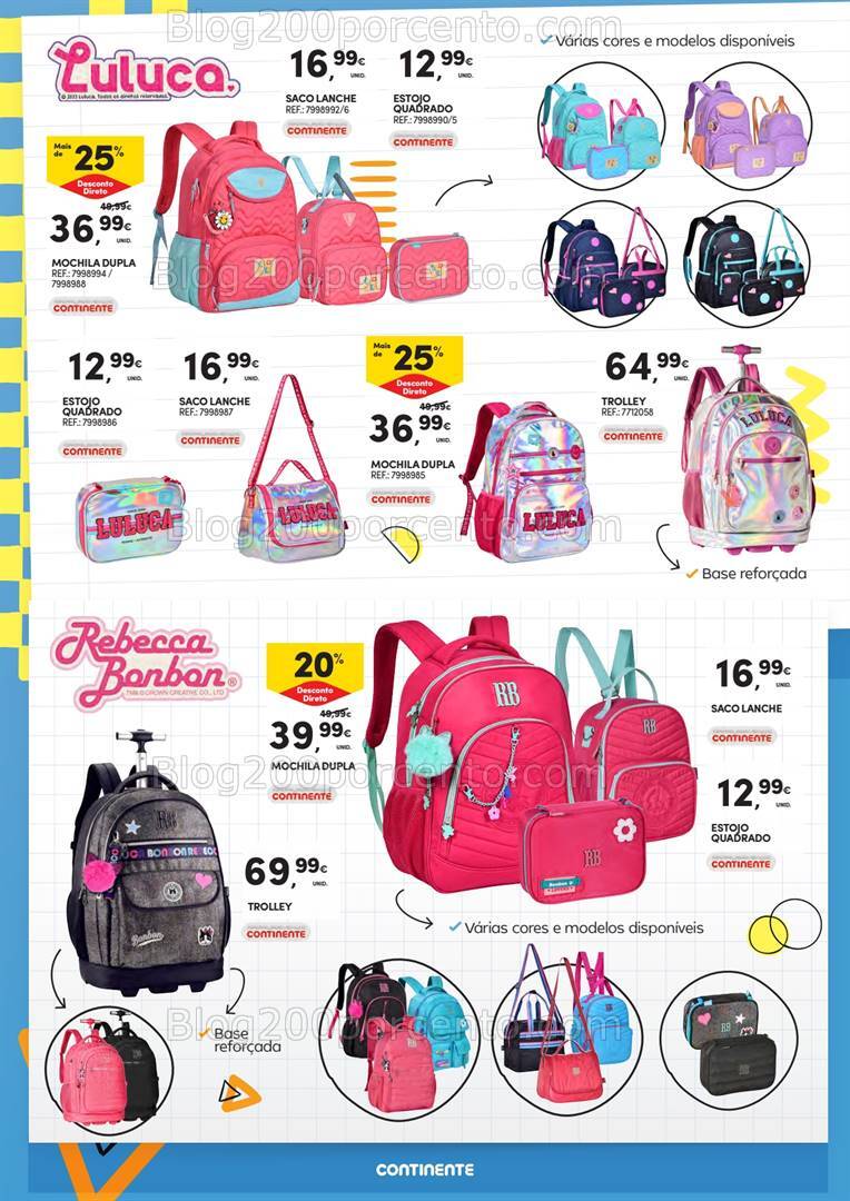 Antevisão Folheto CONTINENTE Regresso às Aulas - 13 agosto a 1 setembro