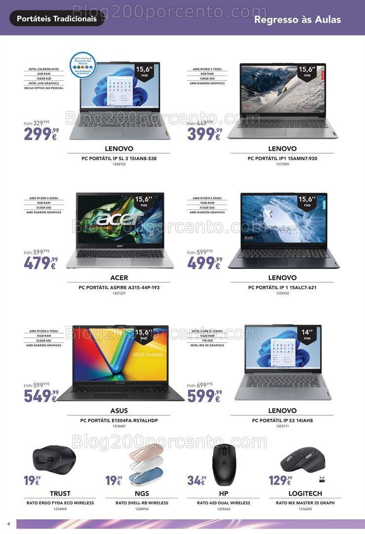 Antevisão Folheto RADIO POPULAR Regresso às Aulas Promoções de 2 a 29 setembro