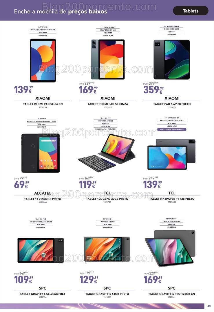 Antevisão Folheto RADIO POPULAR Regresso às Aulas Promoções de 2 a 29 setembro