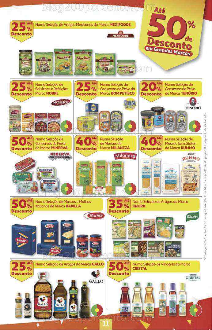 Antevisão Folheto AUCHAN Promoções + Regresso às Aulas 3 a 17 agosto