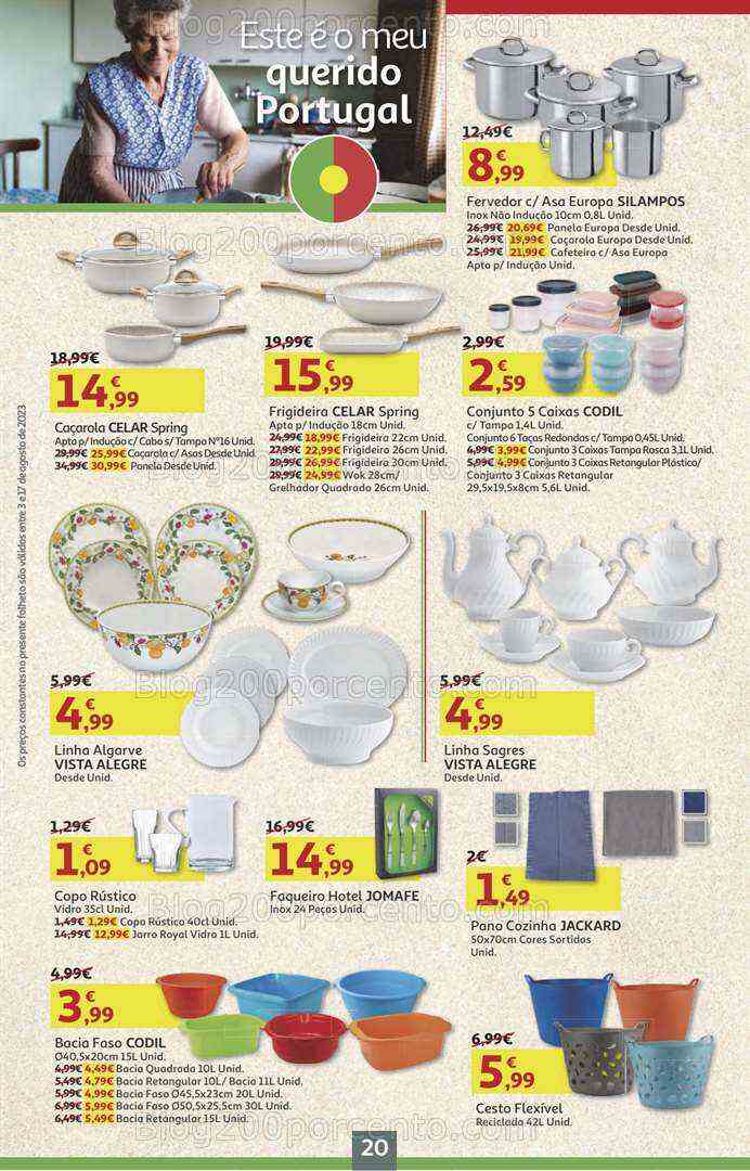 Antevisão Folheto AUCHAN Promoções + Regresso às Aulas 3 a 17 agosto