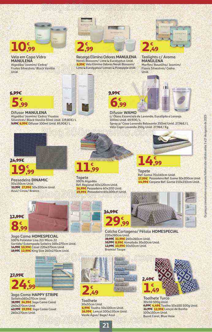 Antevisão Folheto AUCHAN Promoções + Regresso às Aulas 3 a 17 agosto